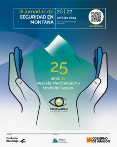 Cartel de la III Jornada de Seguridad en Montaña del Observatorio de la Montaña de Aragón